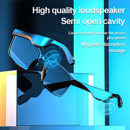 Smart Bluetooth Sunglasses Compatible with Apple