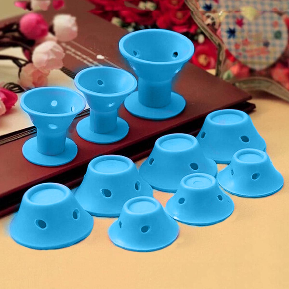 Soft Rubber Magic Hair Care Rollers