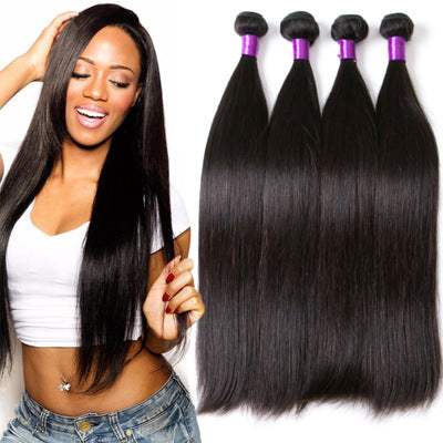 Natural colorstraight hair