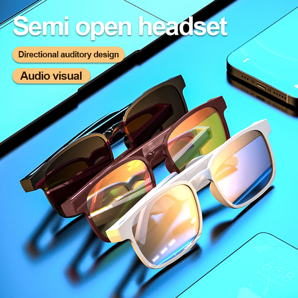Smart Bluetooth Sunglasses Compatible with Apple