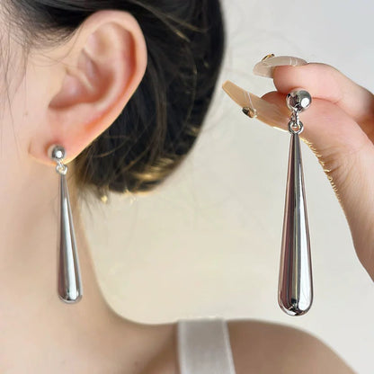 Long Water Drop Earrings