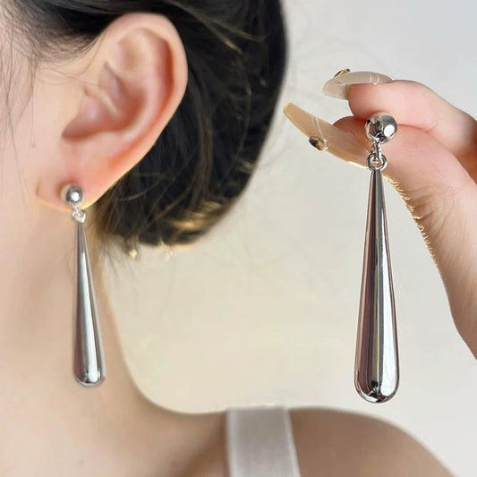 Long Water Drop Earrings