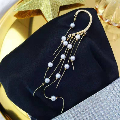 Diamond Earrings With Butterfly Ear Clip