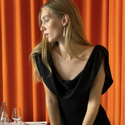 Long Water Drop Earrings